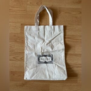 Gucci Cream Canvas Carryall